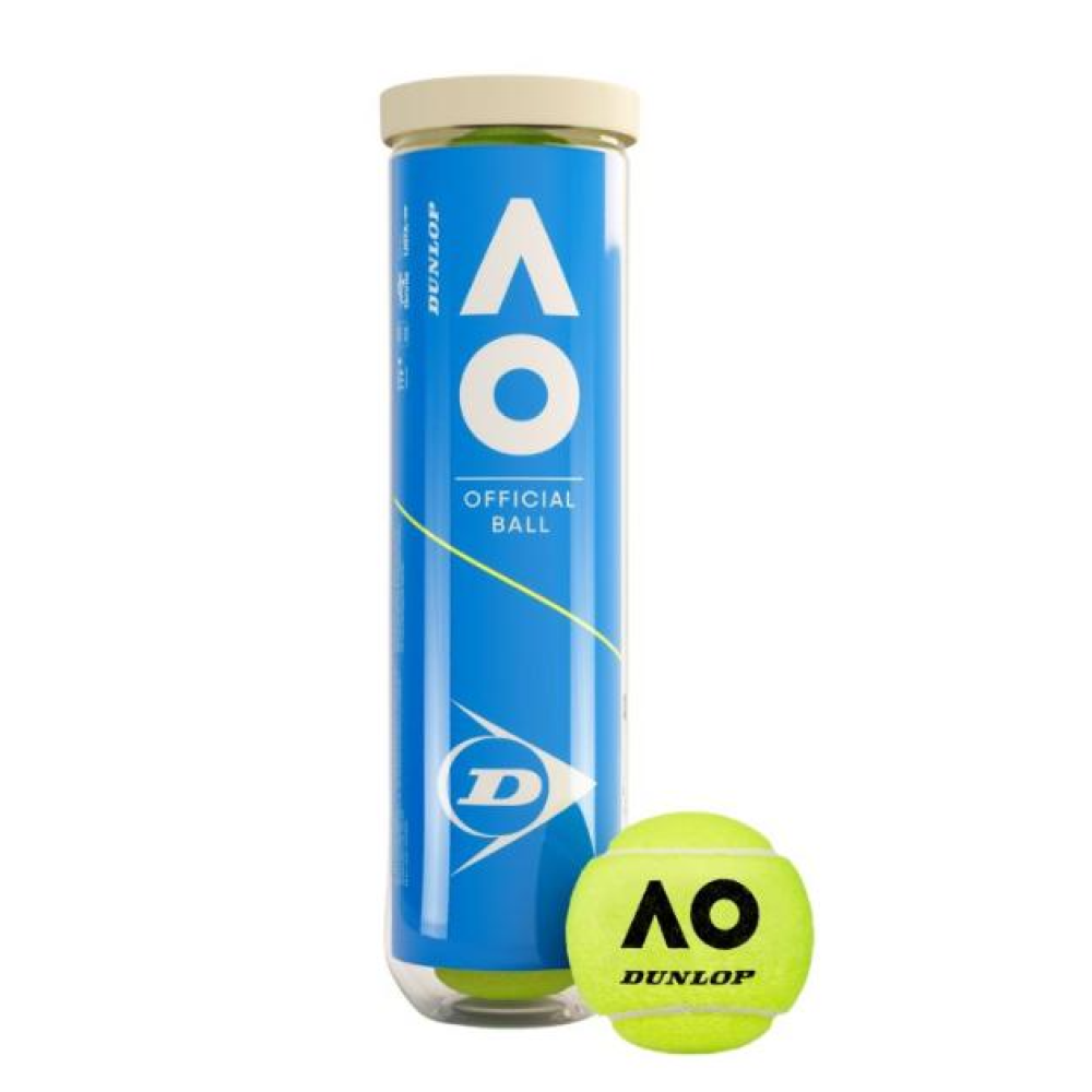 М'ячі для тенісу Dunlop Australian Open 4 ball М'ячі для тенісу Dunlop Australian Open 4 ball