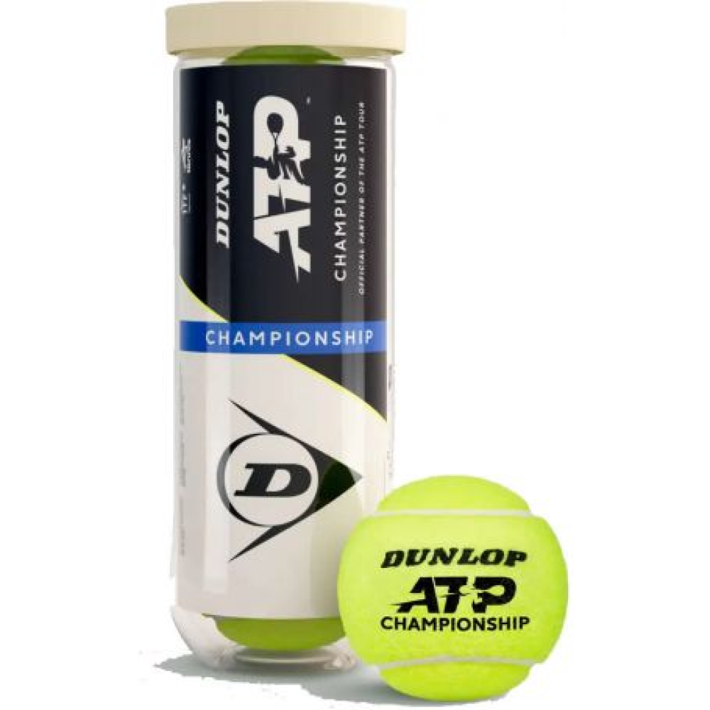 М'ячі для тенісу Dunlop ATP CHAMPIONSHIP 3PET 601626 М'ячі для тенісу Dunlop ATP CHAMPIONSHIP 3PET 601626
