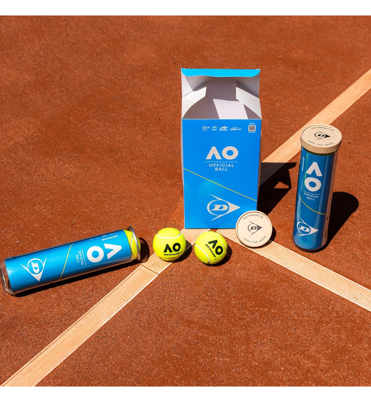 М'ячі для тенісу Dunlop Australian Open 2х4 ball