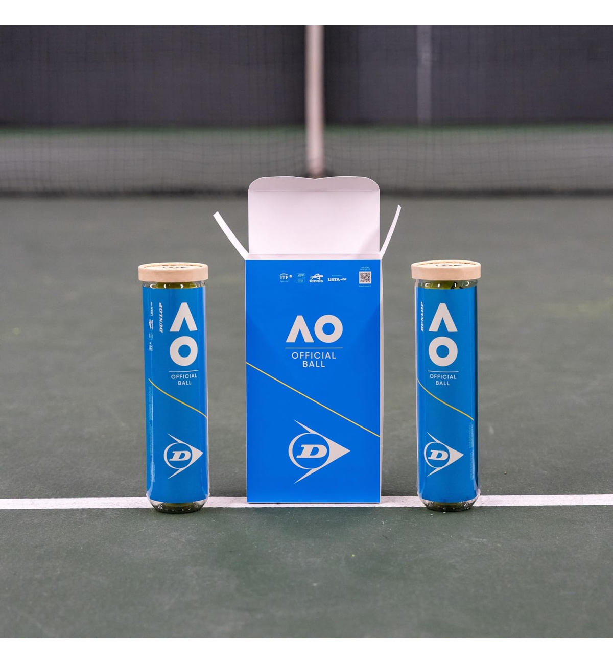 М'ячі для тенісу Dunlop Australian Open 2х4 ball