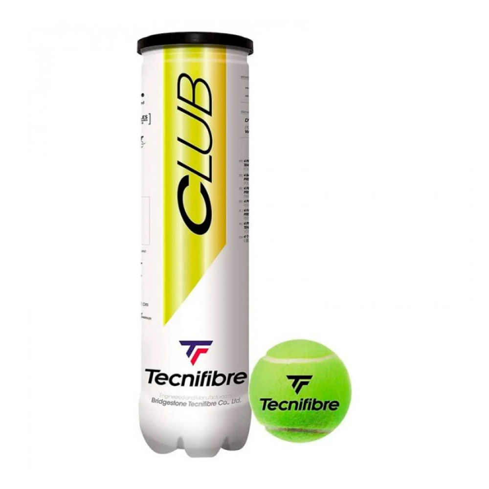 Мячи теннисные Tecnifibre Club 4В Мячи теннисные Tecnifibre Club 4В