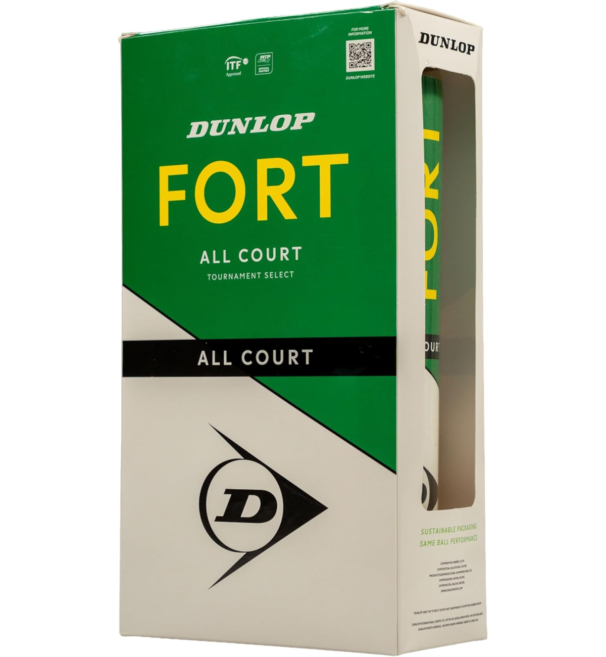 М'ячі для тенісу Dunlop Fort TS 2х4