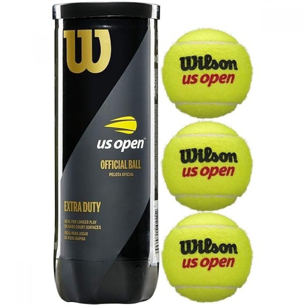 М'ячі для тенісу Wilson US Open 3-ball WRT106200 М'ячі для тенісу Wilson US Open 3-ball WRT106200