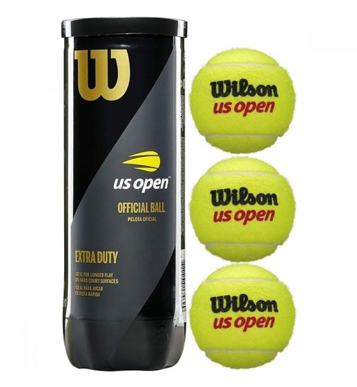 М'ячі для тенісу Wilson US Open 3-ball