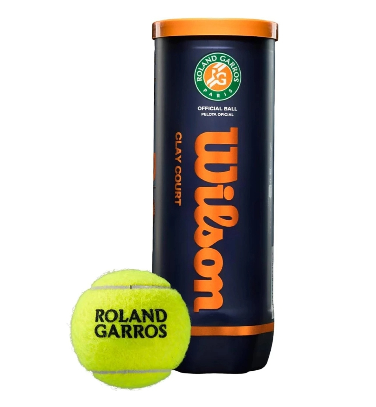М'ячі для тенісу Wilson ROLAND GARROS CLAY COURT 3-ball
