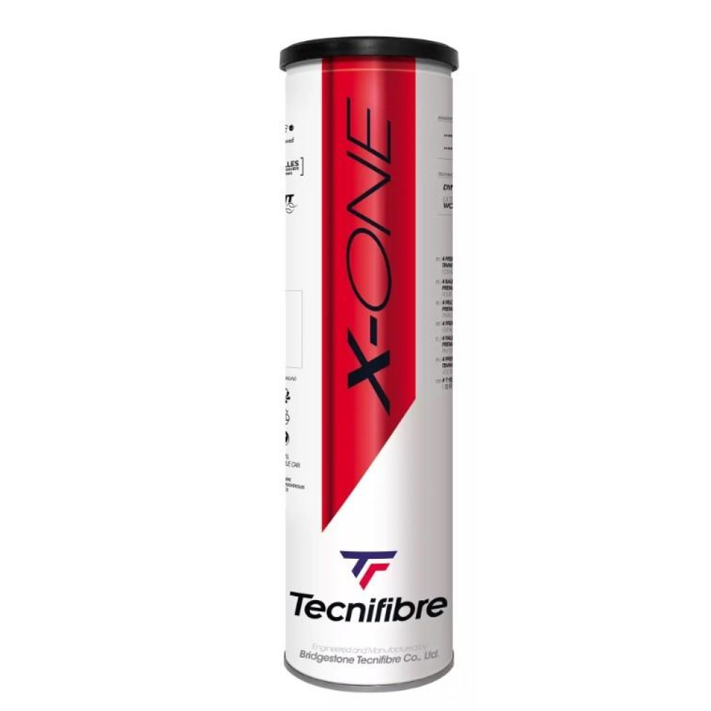 Мячи теннисные Tecnifibre X-One 4В Мячи теннисные Tecnifibre X-One 4В